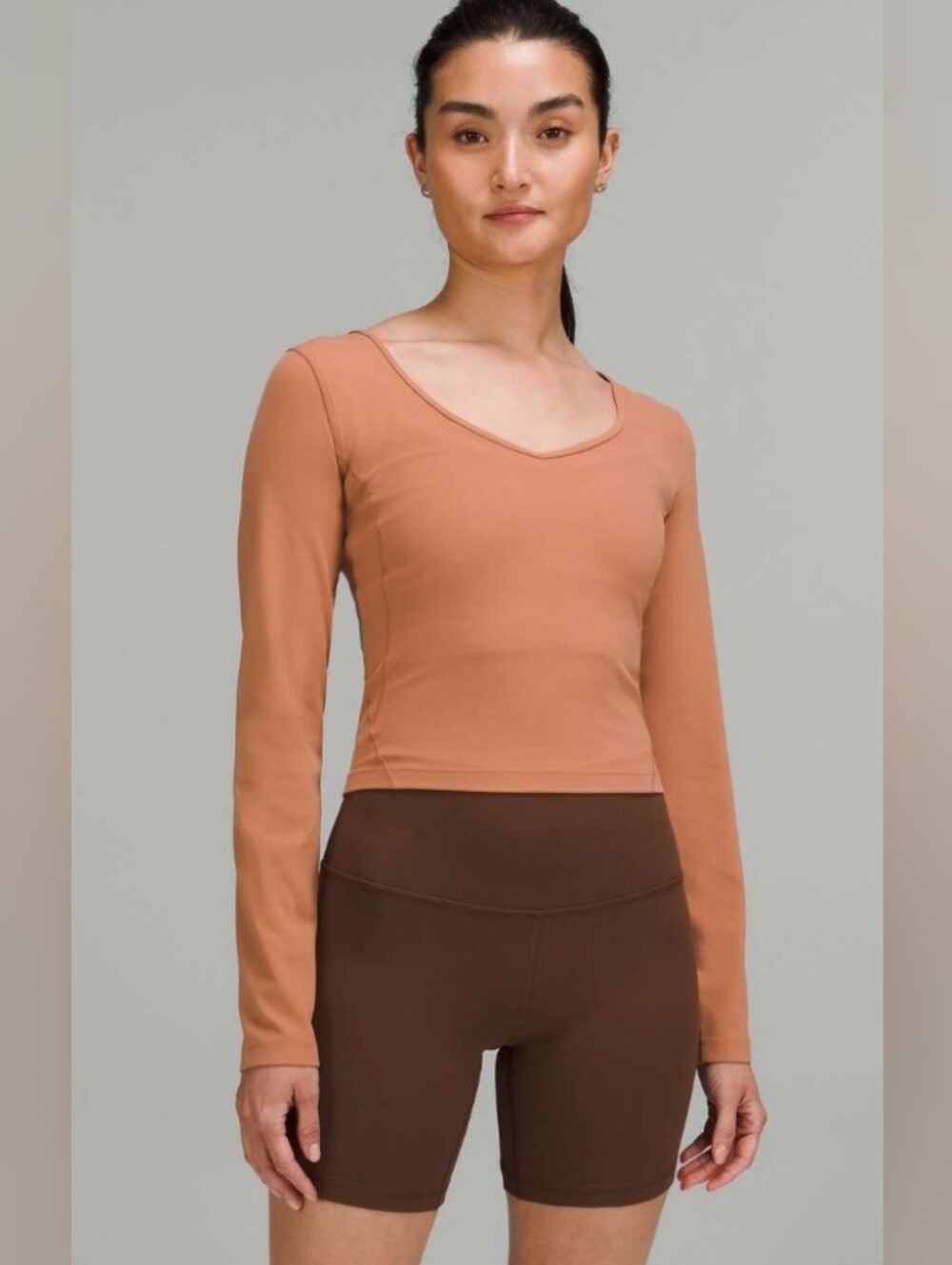 Lululemon Align Long Sleeve Shirt Dusty Clay 6 New NWOT $78